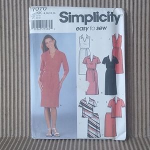 Simplicity Easy to Sew Dress or Skirt and Top Pattern Size KK 8-14